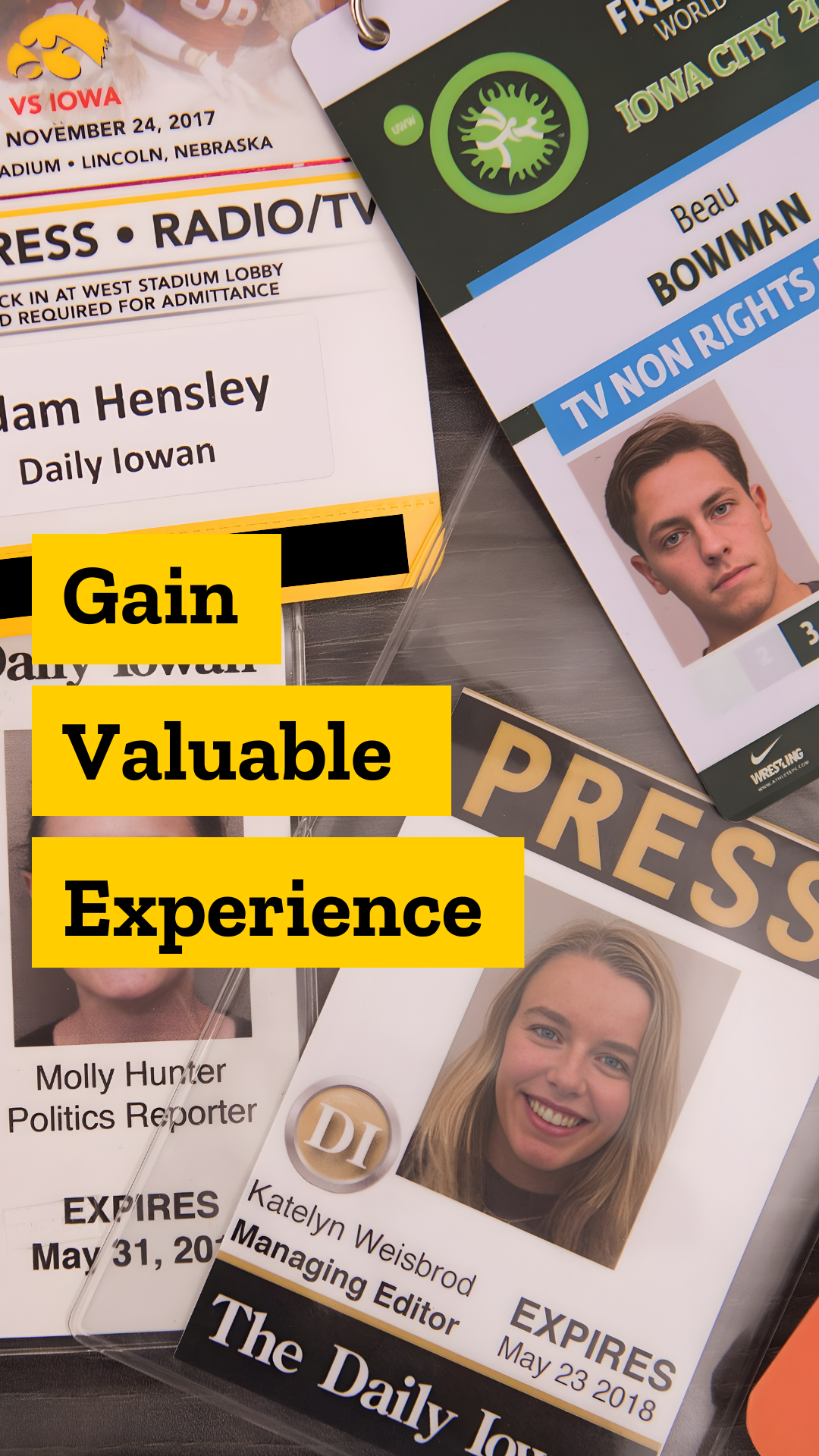 Gain Valuable Experience