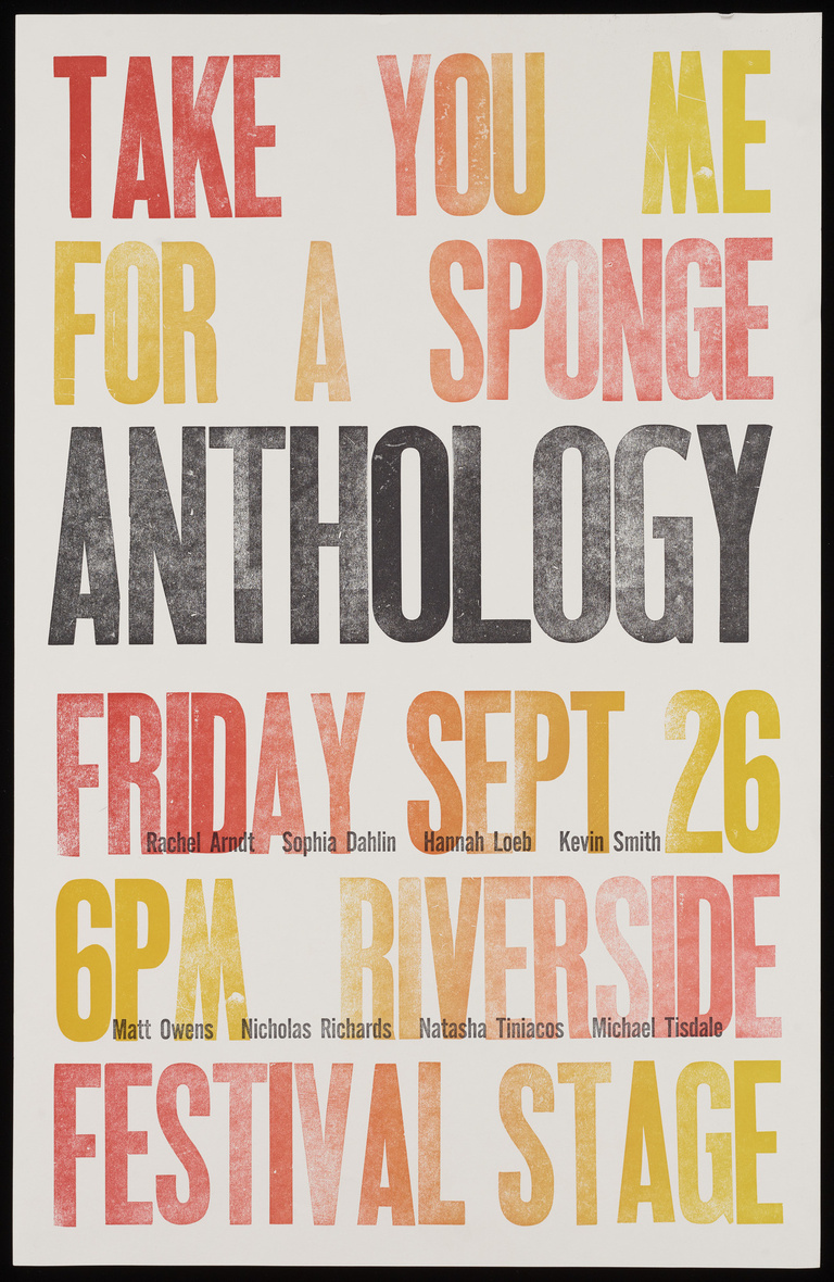 Take You Me For A Sponge Anthology