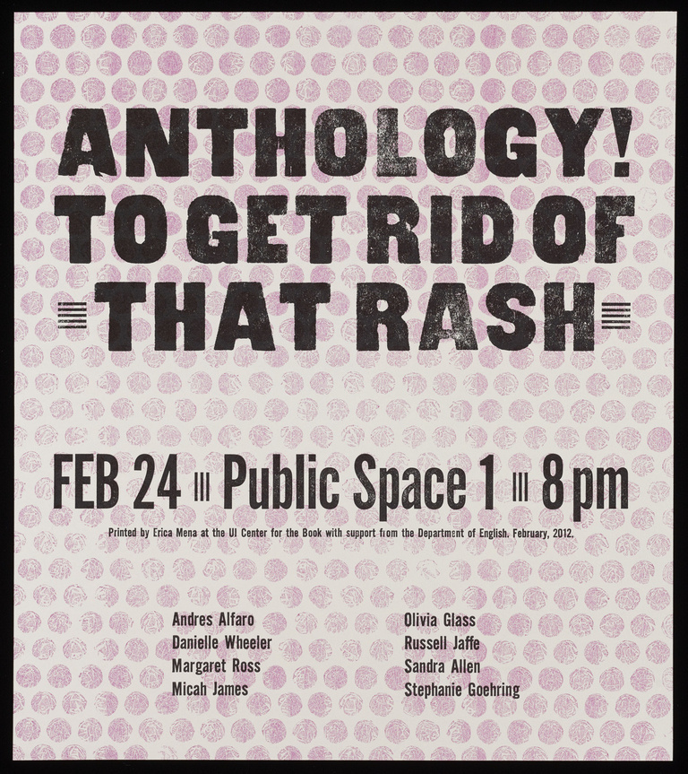 Anthology To Get Rid of That Rash