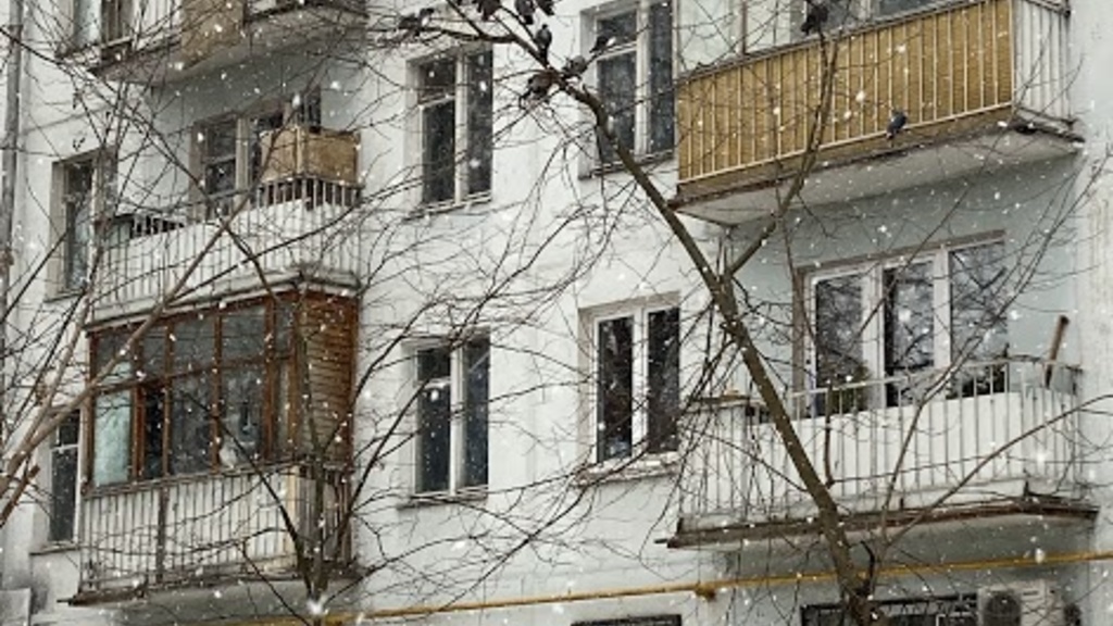 balconies in the snow